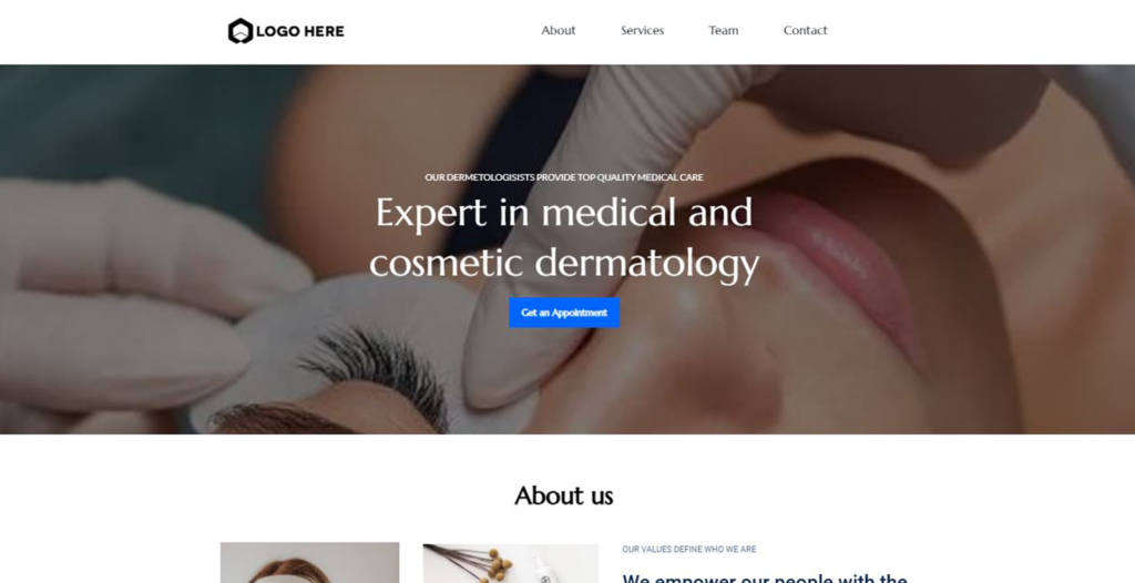 Cosmetic Dermatology Appointments Template 25